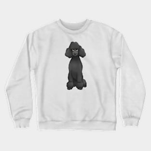 Black Standard Poodle Dog Crewneck Sweatshirt